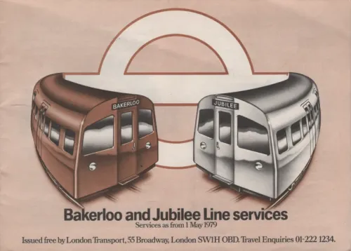 1979 London Underground - Bakerloo & Jubilee Line Timetable