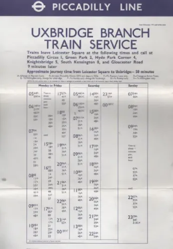 1977-piccadilly-line-uxbridge-branch-timetable-poster