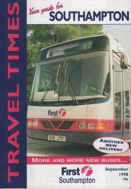 First Group - Southampton - Southampton Area 1998 Bus Timetable